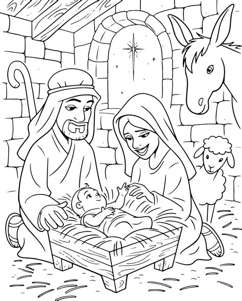 Nativity Scene Printable